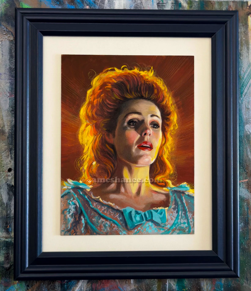 I Just Wanted To Say Hello (Inktober 2025 Day 2 - Original Framed Painting)