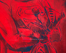 All Part Of The Same Team (Original Framed Painting)