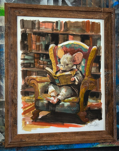 The Ending Of The Tail (Original Framed Painting)