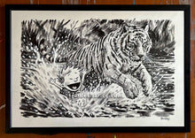 The World Is Ours Whenever We're Together (Original Framed Painting)