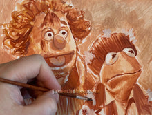 The Wet Muppets (Inktober 2026 Day 29 - Original Painting)