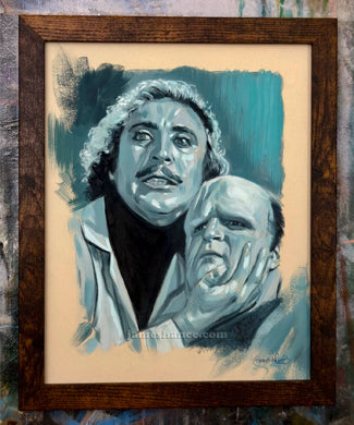 This Is A Mother's Angel (Inktober 2025 Day 4 - Original Framed Painting)