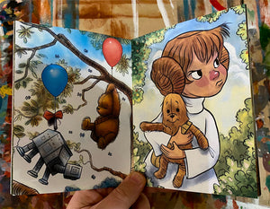 Limited Edition "The Art Of Wookiee The Chew" Book, Theme Song Download & Original Signed Drawing