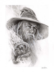 Gandalf (Original Charcoal Drawing)