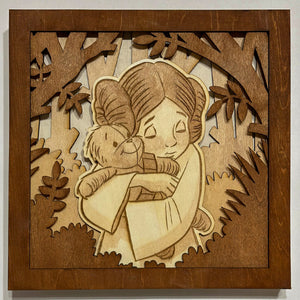 "We'll Be Alright" (Wookiee the Chew) - Wooden Wall Art