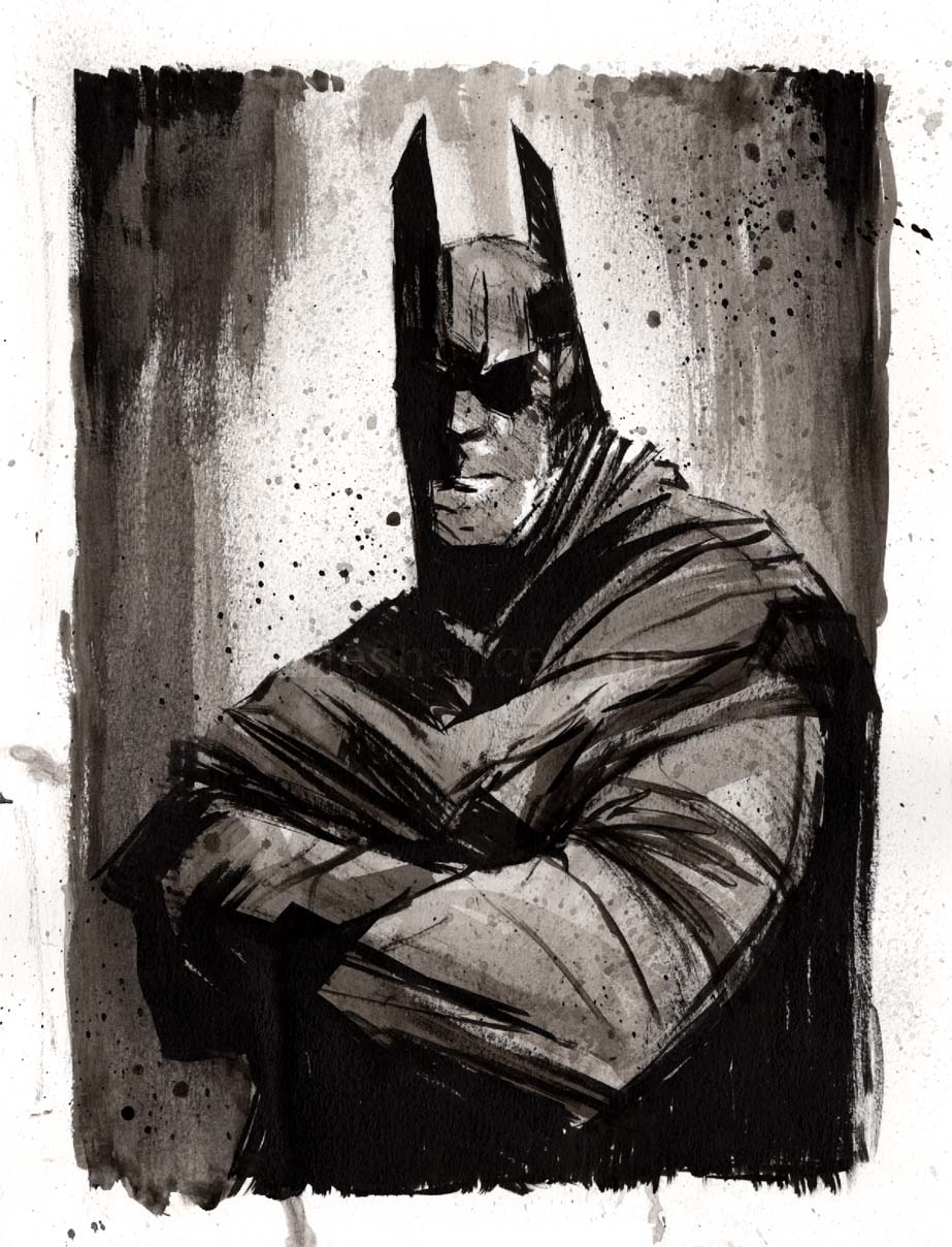 The Dark Knight #2 (Original Ink Drawing)
