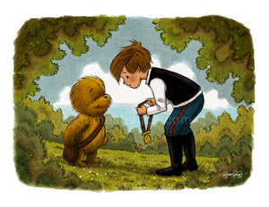 For Friendship & Bravery (Wookiee the Chew - 11"x14")