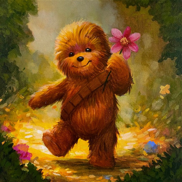 Flower (Wookiee the Chew - Original Painting)