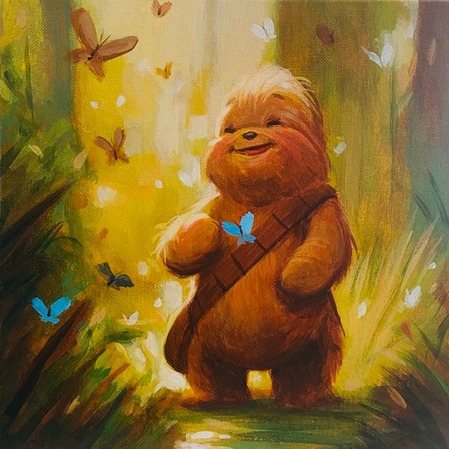 Flutterbies (Wookiee the Chew - Original Painting)