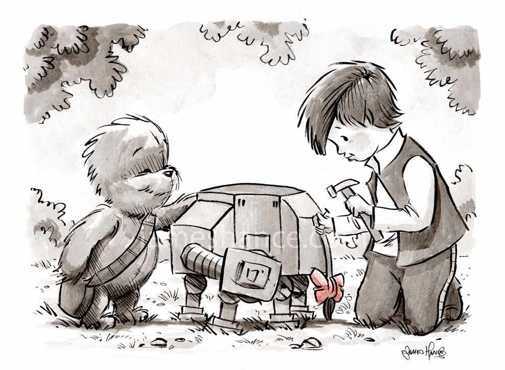 I'll Most Likely Lose It Again, Anyway (Wookiee the Chew - Original Drawing)