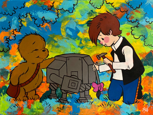 I'll Most Likely Lose It Again, Anyway (Wookiee the Chew - Original Painting)