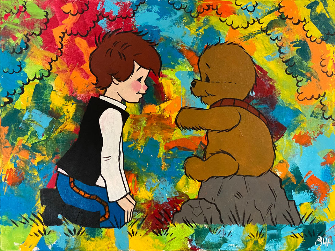 The Promise (Wookiee the Chew - Original Painting)